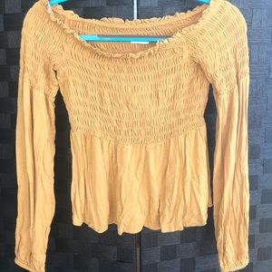 Strapless Yellow Aeropostale Top